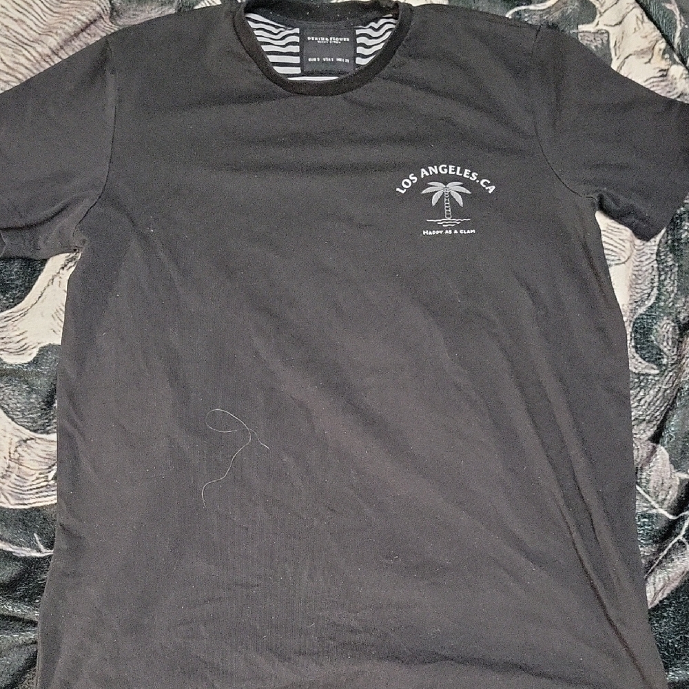 2/$7**Denim & Flower Small Black Tshirt